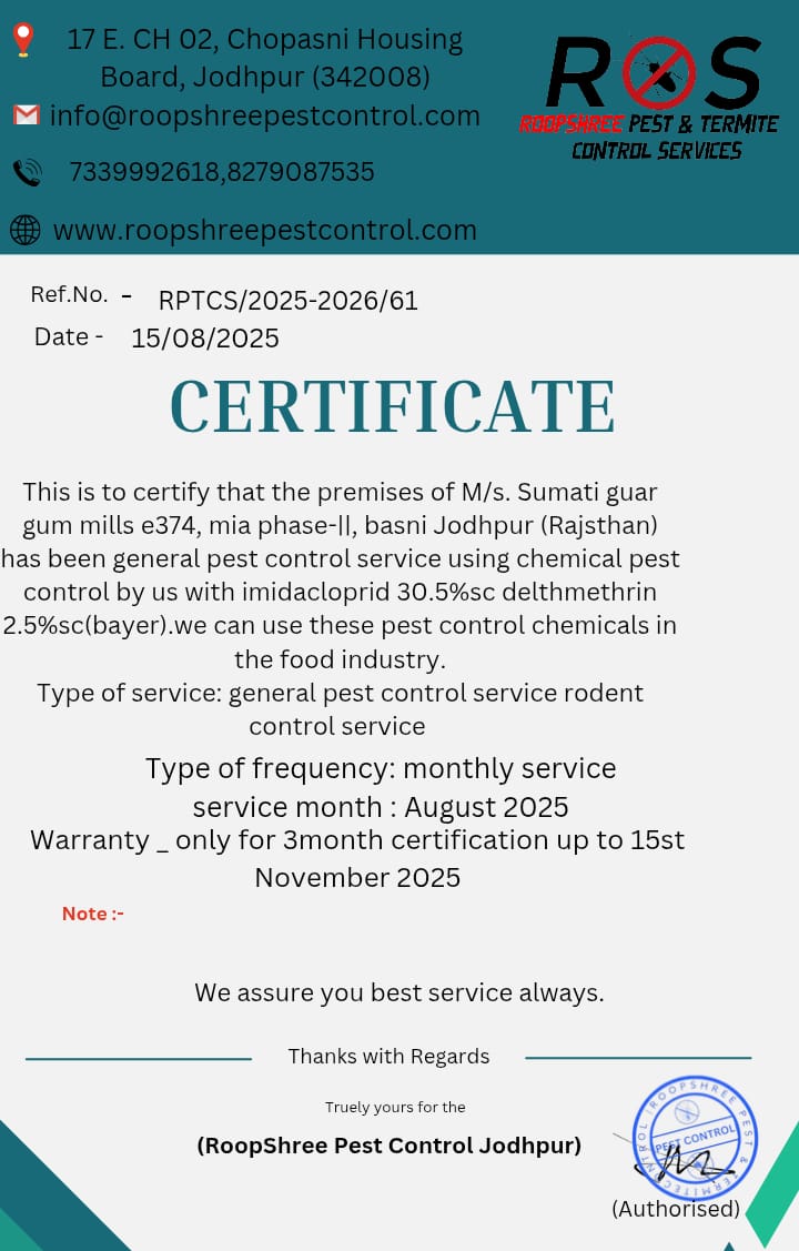 Certifications