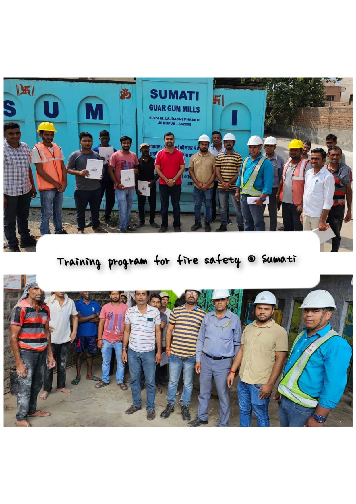 Training Program for the safety sumati